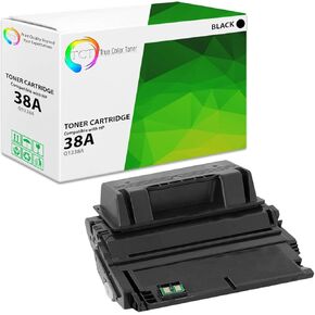 TCT 38A Toner Cartridge - Premium Compatible Replacement for HP 38A Q1338A Black Works with HP Laserjet 4200 4200N 4200TN 4200DTN 4200DTNS 4200DTNSL Printers (10,000 Pages)