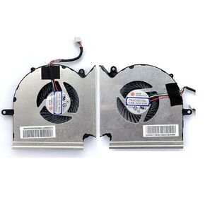 CPU+GPU Cooling Fan Compatible with MSI GE63VR MS-16P1 GE73VR 7RF 7RE MS-17C1 MS-16P1 PAAD06015SL N383 N384 0.55A 5V