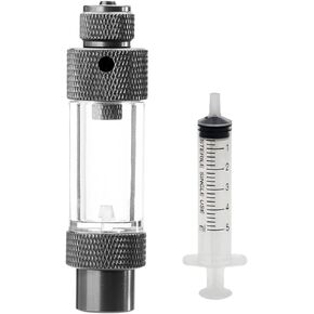 MiOYOOW CO2 Bubble Counter with Check Valve, Single Head Carbon Dioxide Bubble Counter Aquarium Diffuser Regulator for Aquarium Fish Tank Plants