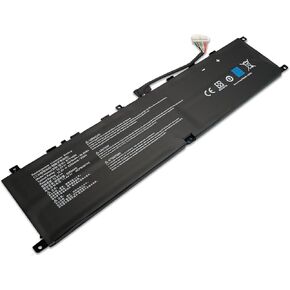 BTY-M6M Laptop Battery Replacement for MSI Creator 15 A10SD A10SF GS66 Stealth 10SFS 10SGS 10SE-045 10UG GE66 Raider 10SFS WS66 10TMT-207US GE76 Raider 10UH Series (15.2V 99Wh 6250mAh)