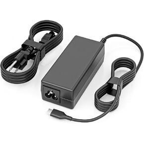 45W USB C Chromebook Charger Compatible with HP Acer Lenovo Dell Asus Samsung Google Type C Chromebook Charger HP Chromebook X360 14A 14 13 11 Acer Chromebook Spin 11 13 15 311 315 713 715 Power Cord