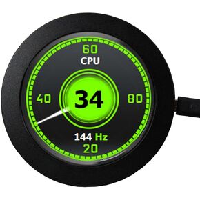 2.1 inch 480X480 IPS 450nit LCD Round Monitor,Mini HDMI Video Port,Micro USB Power,for DIY CPU GPU Temperature PC Case Display