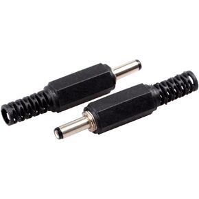 Conwork 10-Pack 3.5mm x 1.3mm DC Plug Male Solder Power Adapter Straight Connector