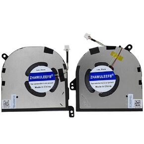 Replacement New Laptop CPU+GPU Cooling Fan for Dell XPS 9520 Precision 5570 Series 0594WG 0MC4KC EG50050S1-CJ60-S9A EG50050S1-CJ80-S9A DC28000Y6SL DC28000Y5SL DC5V Fan