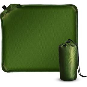 Inflatable Seat Cushion, Portable Airplane Stadium Bleacher Sitting Pad, Lightweight Self-Inflatable Moisture and Water Resistant Camping Chair Mat for Office Car Outdoor