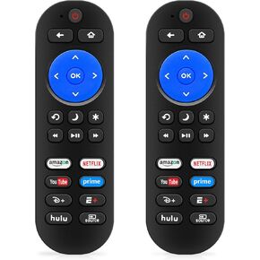 Universal TV Remote for Roku Players and Roku TV Remote, for Roku 1 2 3 4, Express/+, Premiere/+, Ultra and for All Roku TV (Not for Roku Stick)