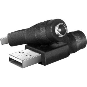 5.5x2.1mm to DC 3.5mm X 1.35mm Adapter, 5.5x2.1 mm Female Input to DC 3.5mm X 1.35mm Power Charging Adapter Made for Security Cameras, LED Lighting, USB Lights, USB Fans, Table Lamp, Bluetooth Audio