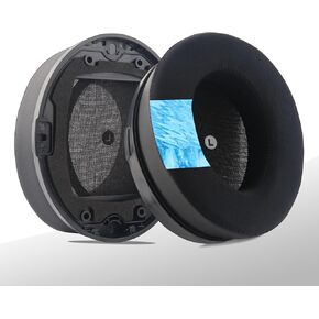 Penrose Cooling Gel Ear Pads+Headband Replacement Ear Cushions Compatible with Audeze Penrose/Penrose X/Mobius/HyperX Cloud Orbit S Headphones Softer Memory Foam Earpads Head Band Ear Cups Cover