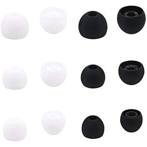 Replacement Earbud Tips for Senso in Ear Headphones - 6 Pairs - Small, Medium, and Large