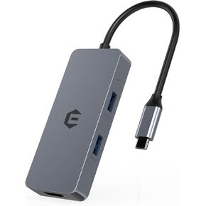 Tiergrade USB C Hub Multiport Adapter, 7-in-1 USB C Docking Station with 4K HDMI, 100W Power Delivery Charging, 3 USB3.0, SD/TF Card Reader for Type-C Laptops