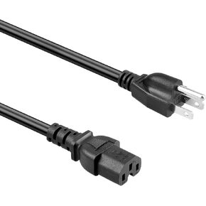 UL Listed 6ft 16AWG 125V 13A AC Power Cord Cable Compatible with Cisco 72-0770-01 C15 Notched Cable