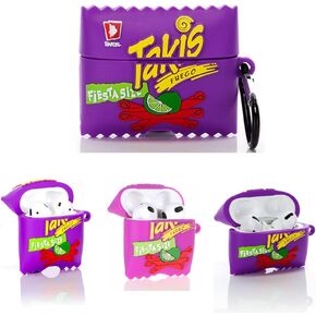 Silicone Case Cute Cover Compatible for Apple Airpods 1,2,3&Pro [Snacks Candy Series] (Airpods Pro Case, Takis)