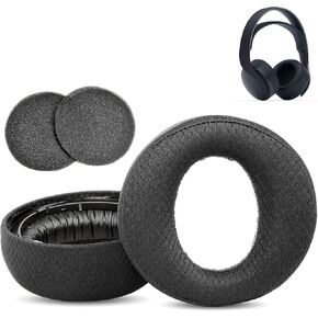 Breathable Earpads Replacement Compatible with Sony PlayStation 5 Pulse 3D PS5 Wireless Headphones Ear Pads Cushion(Breathable Fabric/High Density Foam)