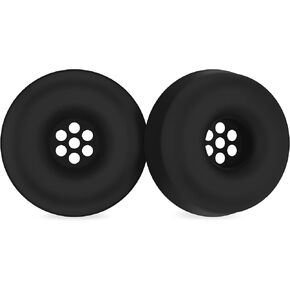 وسائد أذن من السيليكون من Geiomoo لجهاز JBL Tune 520BT، غطاء أذن بديل (أسود) in Kuwait