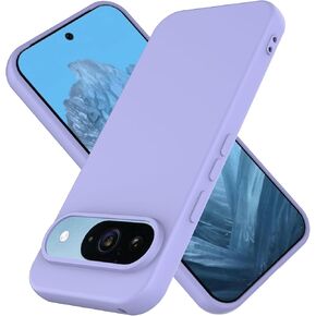 Silicone Case for Google Pixel 9/Google Pixel 9 Pro, Durable and Stylish Drop Tested Soft Silicone Gel Rubber Slim Fit Shockproof Protection Phone Cover for Google Pixel 9/9 Pro (Black)