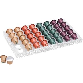 Nespresso Coffee Pods Drawer Organizer, Coffee Pod Holder Drawer Storage, Coffee Capsule Storage Drawers Organizer (clear)