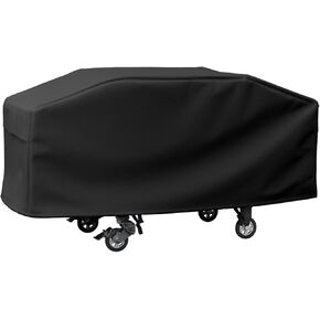 SHINESTAR Griddle Cover for Blackstone 36 Inch Griddle and More 4-Burner Flap Top Grills - Waterproof, Lightweight, Durable - Click-Close Straps - Black
