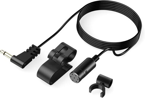 Car Microphone Assembly Mic with 3.5mm Jack for Alpine Kenwood Boss JVC Sony Vehicle Head Unit Enabled Audio Radio DVD Stereo in Saudi Arabia