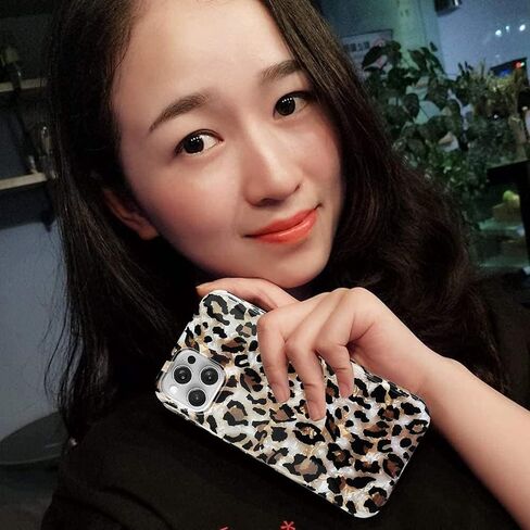 J.west Compatible with iPhone 16 Pro Max Case,Luxury Sparkle Translucent Clear Vintage Leopard Print Soft Silicone Cover for Girls Women Protective Phone Case for iPhone 16 Pro Max 6.9 inch Cheetah in Kuwait