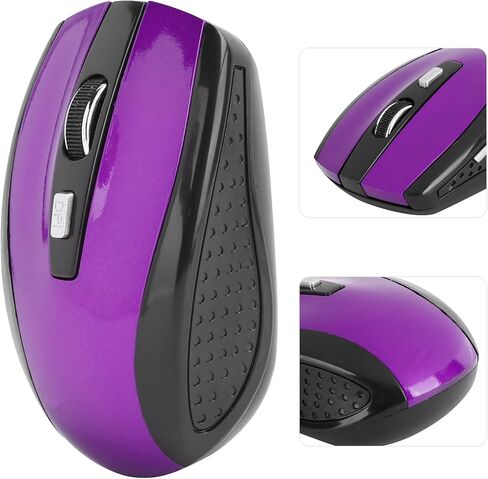 ملحقات الألعاب الضوئية للكمبيوتر المحمول الماوس مع DPI قابل للتعديل 250 هرتز 2.4 جيجا تردد التنقل الصامت تصميم الحركة الدقيقة خفيف الوزن ومحمول() in Kuwait