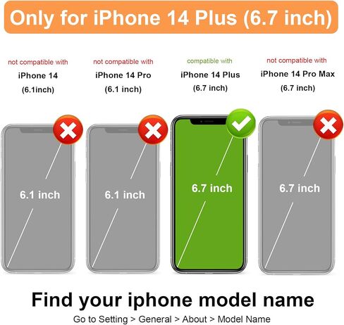 Vaburs Compatible with iPhone 14 Plus Case Wallet with Card Holder,Embossed Butterfly Pattern PU Leather Double Buttons Flip Protective Shockproof Cover for Magnetic Car Mount 6.7 Inch (Rose Gold) in Kuwait