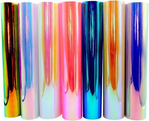 TECKWRAP Holographic Chrome Permanent Adhesive Vinyl Sheets 12" X 12" 33 Assorted Colors for Most Cutting Machines and DIY Craft Decals，Party Decoration, Sticker, Craft Cutter, Car Decal in Kuwait
