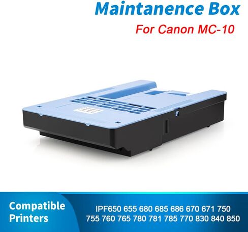 خرطوشة صيانة MC-10 متوافقة مع Canon Imageprograf IPF650 655 670 680 685 750 755 760 765 770 780 785 830 840 850، ترقية 1320B014 استبدال خرطوشة جمع النفايات in Kuwait
