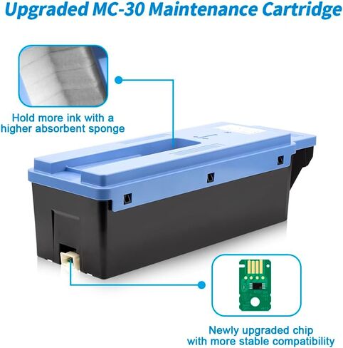 MC-10 Maintenance Cartridge Compatible with Canon Imageprograf IPF650 655 670 680 685 750 755 760 765 770 780 785 830 840 850, Upgraded 1320B014 Waste Collection Cartridge Replacement in Saudi Arabia