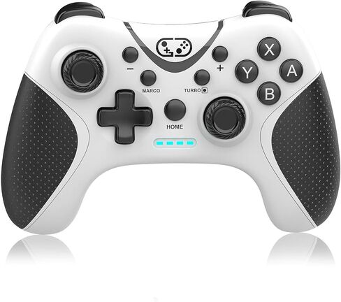 Cehensy Switch Controller,Bluetooth Switch Pro Controllers for Nintendo Switch/Lite/OLED/PC Window,PC Gaming Controller with Programmable Buttons,Wake up,Gyro Axis,Turbo,Dual Vibration,Black/Blue in Kuwait