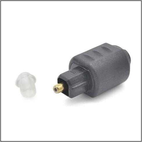 1 قطعة محول الصوت البصري 3.5 مللي متر مقبس أنثى صغير التوصيل إلى موصل كابل الذكور Toslink الرقمي in Kuwait