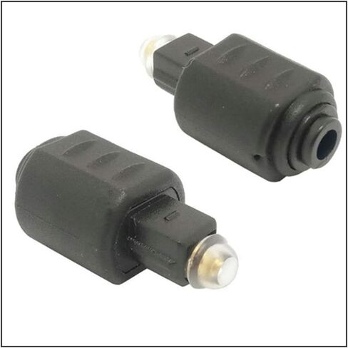 1 قطعة محول الصوت البصري 3.5 مللي متر مقبس أنثى صغير التوصيل إلى موصل كابل الذكور Toslink الرقمي in Kuwait