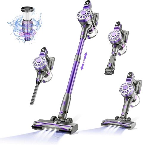 Vacuum Cleaners for Home,Cordless Vacuum Cleaner,Cordless Stick Vacuum Cleaner with 80000Rmp Powerful Motor,Lightweight Cordless Vacuum Cleaners for Home Hard Floor Pet Hair in Saudi Arabia