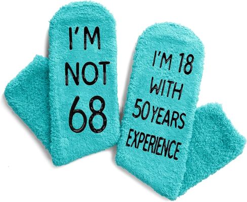 HAPPYPOP 70th Birthday Gift Ideas for Women - Socks for 70 Year Old Birthday, Retirement Gifts for Older Elderly Women in Saudi Arabia
