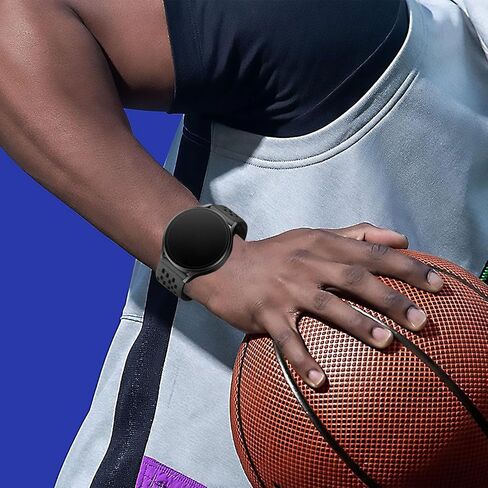 أحزمة قابلة للتنفس متوافقة مع Garmin Venu / Venu Sq / Venu 2 Plus، Garmin Vivoactive 5 / Vivoactive 3 Watch Bands Women Men، 20mm Silicone Watch Strap Soft Sport استبدال معصمه لـ Garmin Vivoactive 3 Music / Forerunner 245 / 645 ساعة ذكية in Kuwait