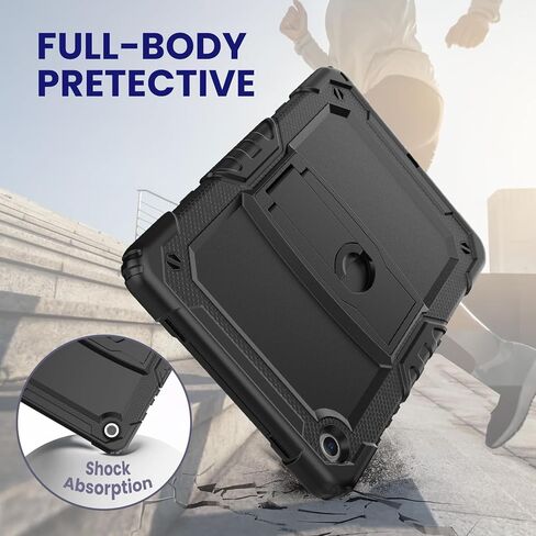 حافظة SEYMAC لجهاز Samsung Galaxy Tab A9 Plus مقاس 11 بوصة 5G 2023، واقي شاشة مدمج/مسند/حافظة حماية كاملة ضد الصدمات للكمبيوتر اللوحي A9+ 11 بوصة (SM-X210/X216/X218)، برتقالي in Kuwait