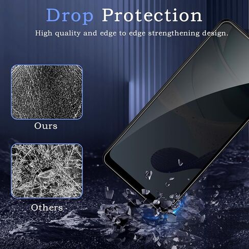 [2+2] واقي شاشة الخصوصية لهاتف Motorola Moto G 5G 2023، 2* غشاء زجاجي مقوى مضاد للتجسس + 2* واقي عدسة الكاميرا، صلابة 9H، ترقية حماية الحواف، سهل التركيب، خالٍ من الفقاعات in Kuwait