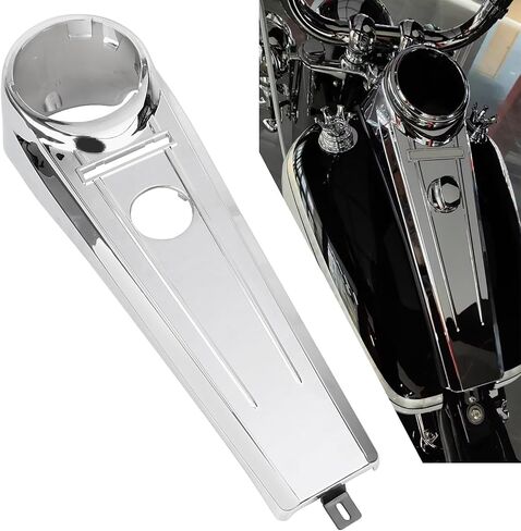لوحة وحدة التحكم بالوقود الممتد باللون الأسود الزاهي مناسبة لدراجة Harley Fat Boy Softail Deluxe Heritage Softail Night Train 2000-2017 in Kuwait
