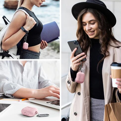 Adorve Engraved Case for Airpods Pro 2nd Generation Case, Full Protective Cover for Apple AirPods Pro Case 2nd & 1st Gen 2023 USB-C/2022/2019, Cute Soft Silicone Skin Front LED Visible, Blue Gray in Kuwait