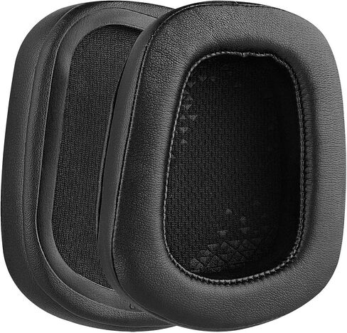 وسائد أذن بديلة من Geekria QuickFit لسماعات Logitech G533، G633، G635، G933، G935 وسائد أذن لسماعات الرأس، وسادات أذن لسماعات الرأس، وقطع إصلاح غطاء أكواب الأذن (أسود) in Saudi Arabia