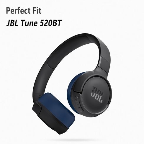 Geiomoo Silicone Earpads for JBL Tune 520BT, Replacement Ear Cover (Black) in Saudi Arabia