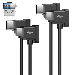 Micro to USB C Remote Controller Cable for DJI Mavic Mini Mini SE Mavic 2 Pro/Zoom Mavic Air Mavic Pro Spark DJI Drone OTG Data Cord for iPhone 16 Pro Plus Galaxy S24 S23 (USB-C Connector) 1FT 2 Pack