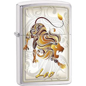 Zippo Lighter - Horoscope Zodiac Signs (Leo)