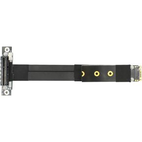 JMT ADT-R42 Series PCI-E 4X to M.2 NGFF NVMe M Key 2280 Riser Card 32G/BPS PCIe 3.0 x4 High Speed M2 Key-M PCI-Express Extension Cable (R42SF 15CM) in Kuwait