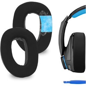 Geekria Sport Cooling-Gel Replacement Ear Pads for Sennheiser GSP 300, GSP 301, GSP 302, GSP 303, GSP 350, GSP 370 Headphones Ear Cushions, Headset Earpads, Ear Cups Cover Repair Parts (Black)