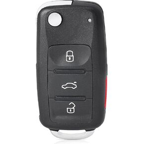 Replacement Smart Remote Car Key Fob for Volkswagen 2011-2018 NBG010180T 5K0837202AE 5K0837202R 315MHz ID48 Chip 4Buttons