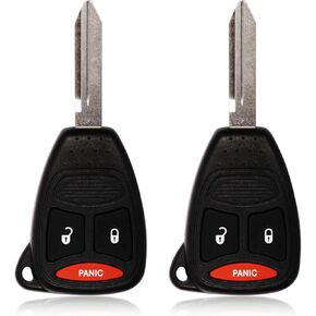 2 Keylessbest Replacement for 2010 2011 2012 2013 Dodge Caliber Dakota Durango Magnum Nitro Mitsubishi Key Fob Remote Control KOBDT04A 3 Buttons 315MHz