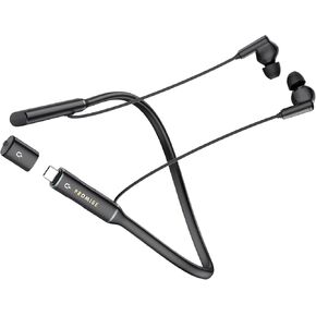 A12 Neckband Wireless Bluetooth 5.3 Earbuds- 200H Standby Time, 60H playtime, 3 Sound Modes, Fast OTG Charging, Lightweight Memory Steel, Type-C, Noise-Isolating Earbuds for Music, Calls, and Gaming