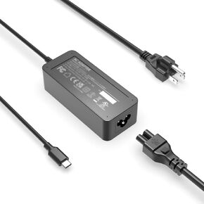 65W USB-C Charger Compatible with Lenovo Yoga 7 7i 9 9i Laptop Type C Power Adapter