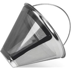#4 Coffee Filter Stainless Steel Coffee Filter Reusable Coffee Filter Compatible with Technivorm Moccamaster KBGV and KBT Coffee Machines.