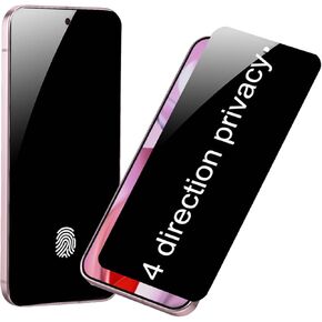 2 Pack 360 Degree Privacy Screen Protector for Google Pixel 9 Pro XL 4 Sides Anti-Spy Soft Film 6.8 inch Support Finger Unlock